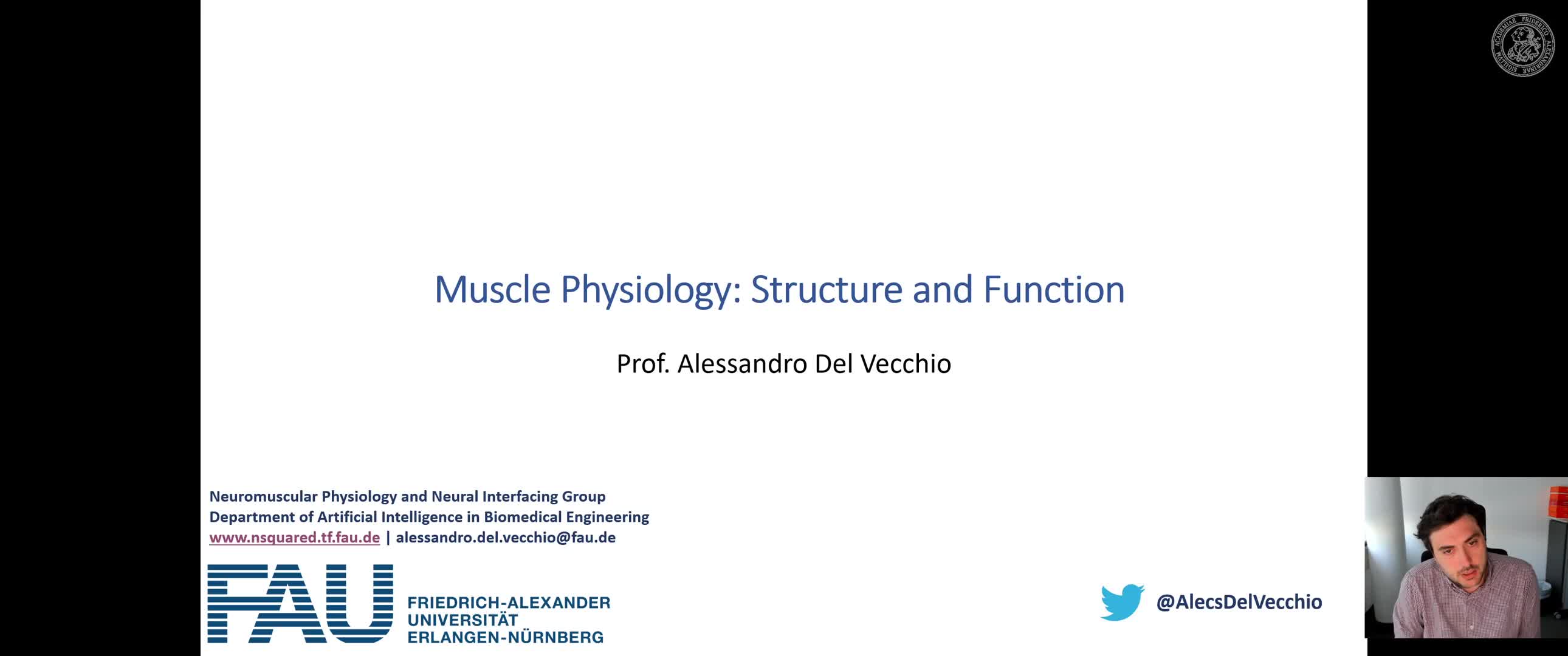 Lecture 2, Muscle Physiology: Structure and Function preview image