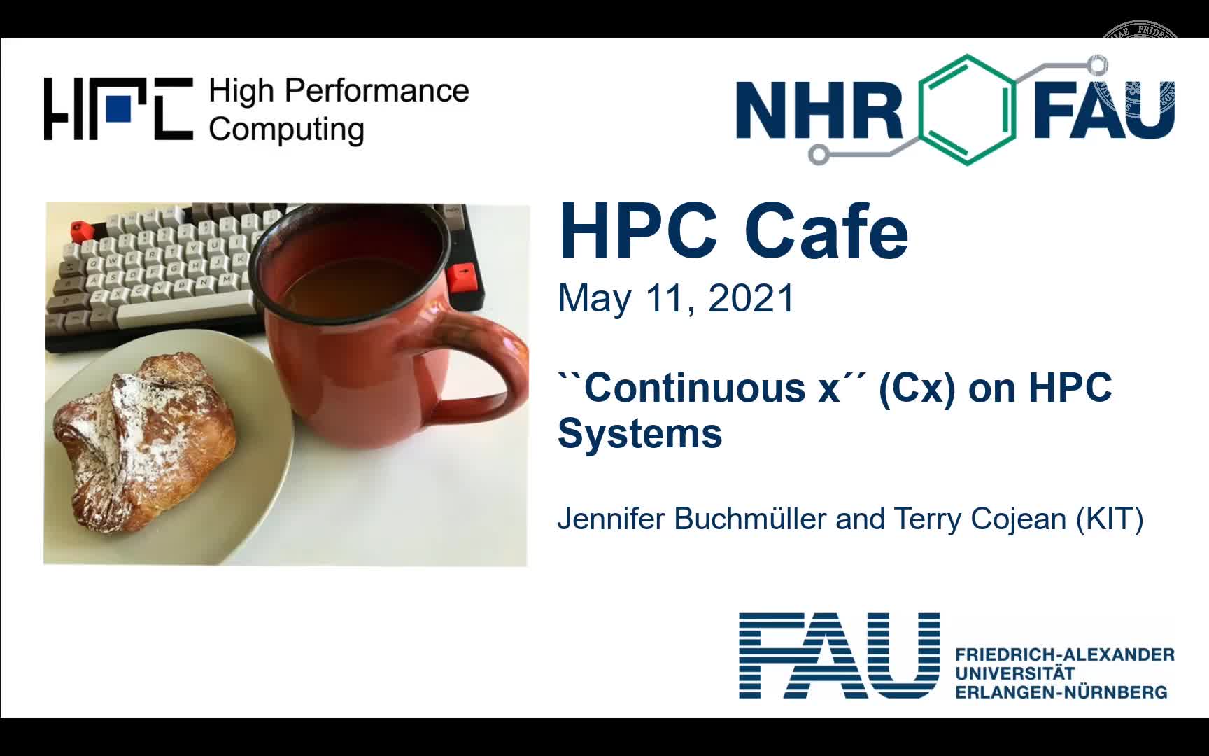 HPC Cafe: "Continuous x" (Cx) for HPC Systems preview image