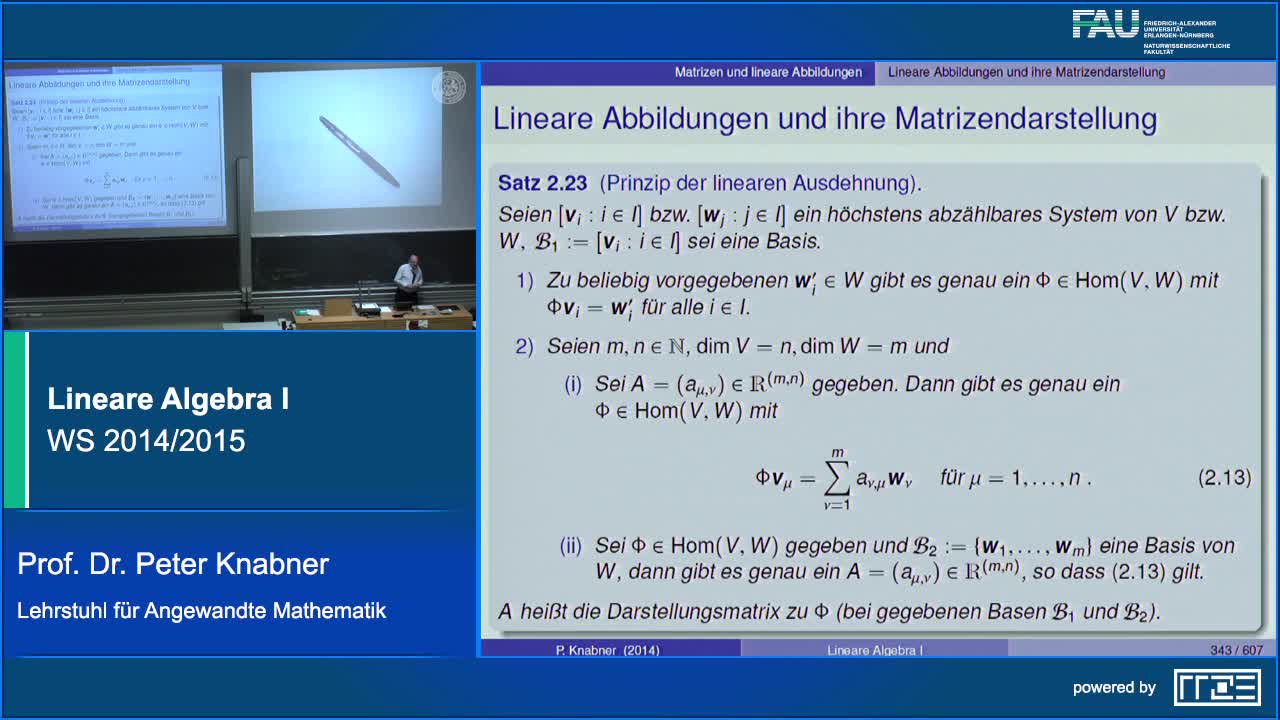 Lineare Algebra I preview image