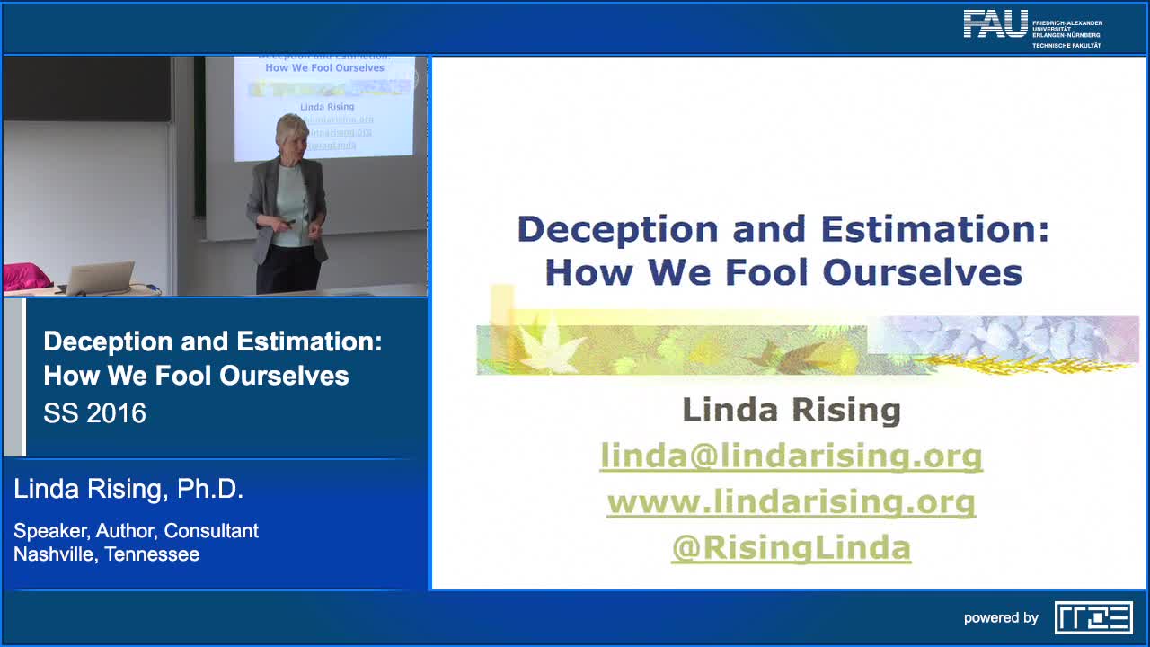 Deception and Estimation: How we fool ourselves preview image