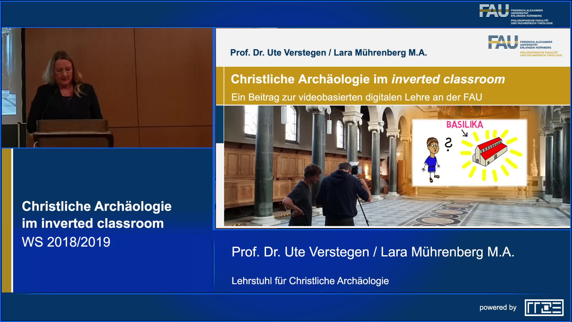 Christliche Archäologie im inverted classroom. Ein Projekt zur videobasierten digitalen Lehre an der FAU preview image