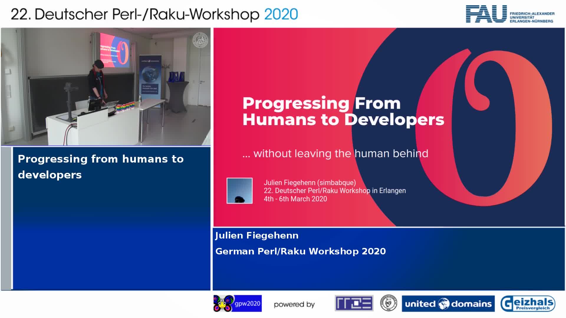 Progressing from humans to developers preview image