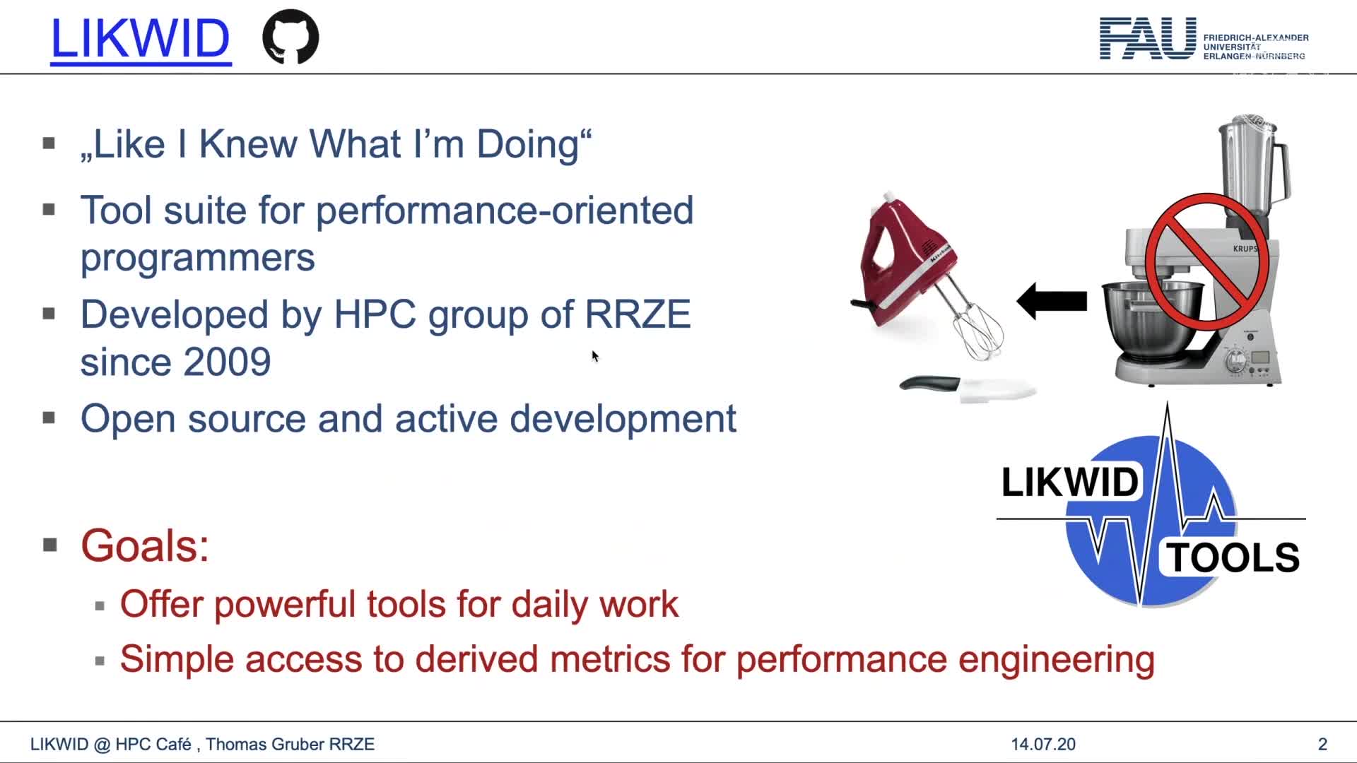 HPC Cafe: Using the LIKWID tool suite (Thomas Gruber) preview image
