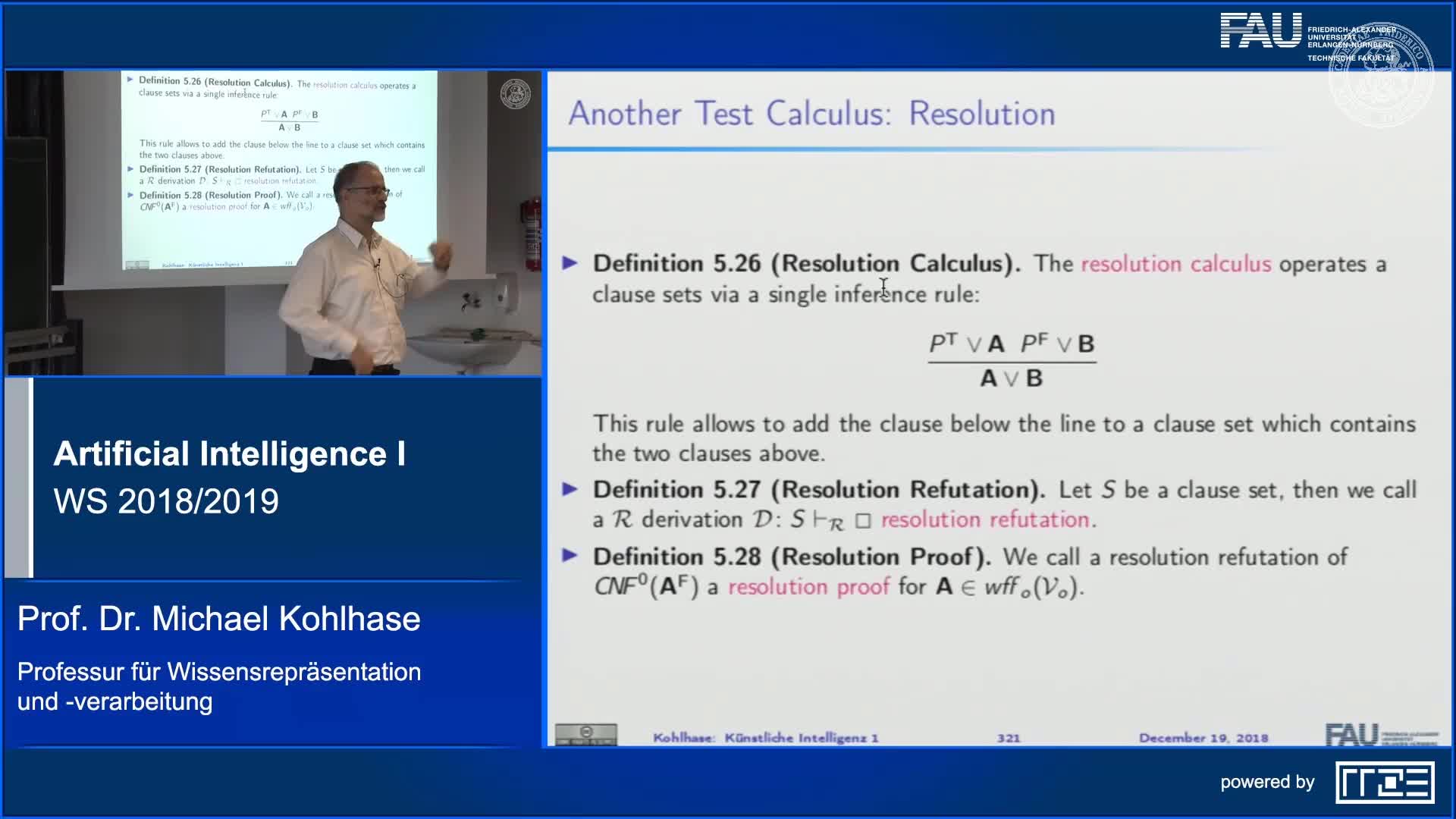 Resolution for Propositional Logic preview image